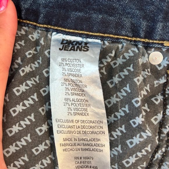 DKNY Bedford slim Men's Blue Jeans size 36x29 premium soft stretch new with tags - Picture 7 of 7